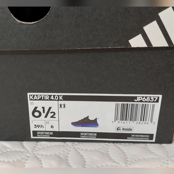 adidas Black and Blue Athletic Shoes - Picture 8 of 8